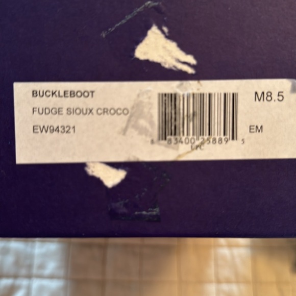 Stuart Weitzman brown mic croc booties - Picture 8 of 9